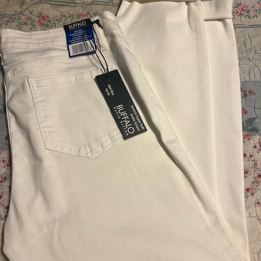 Buffalo David Britton white jeans
